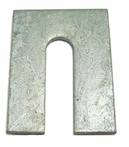 slotted steel shims