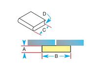 Request more information about Steel Supply Co.’s 1G42-FR-1/4 Ceramic Weld Backings from Katbak. 