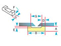 Steel Supply Co: Katbak Ceramic Weld Backing 1G93 R 1/4