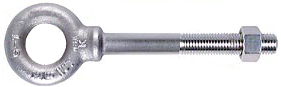Steel Supply Co. manufactures Nut Eyebolts in plain pattern.