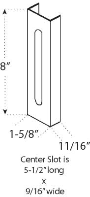 Channel Slot, Gripstay, Slotted Channel