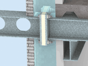 Steel Supply Co. offers Horizontal Thermal Break Bearings, also known as thermal insulation material. 