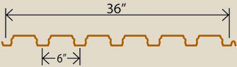 Steel Supply Co. offers Metal Decking – (TC) Type B 1-1/2" Composite Floor Deck.