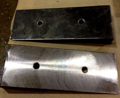 Steel Wedge with Alignment Holes