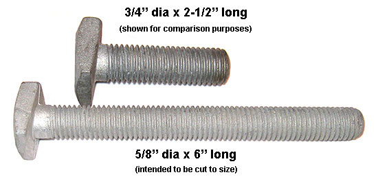 5 8 vs 3 4 Askew Head Bolt