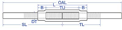 Turnbuckle Assemblies - Stub & Stub - 316 Stainless