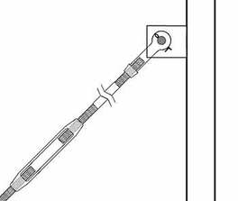 Turnbuckle Rod Assembly With Hillside Washer 350 x 375