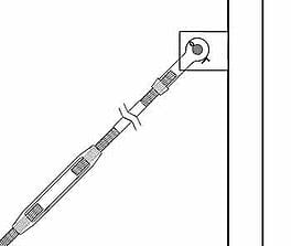 Turnbuckle Rod Assembly With Hillside Washer 350 x 375