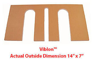 Steel Supply Co. offers Viblon Pads that are made from cotton-polyester fabric mesh.