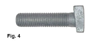 Wedge Insert Askew Head Bolt