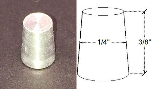 Galvanized Rail Plug