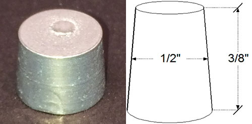 Tapered Aluminum Plug