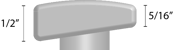 Askew Head Bolt - Head Differential Measurements (1-1/8")