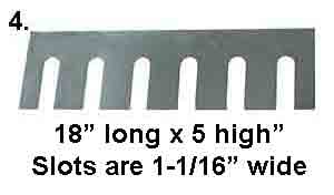 The Steel Supply Co.’s Single Shot Shim made from Stainless Steel with 5”x5” dimensions.