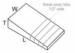 Steel Supply Co.'s plastic wedge shims are tapered wedge horseshoe shims with single slots