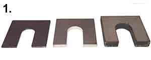 Steel Supply Co. offers Made to Order Steel Shims with a plain steel finish or hot dip galvanized.