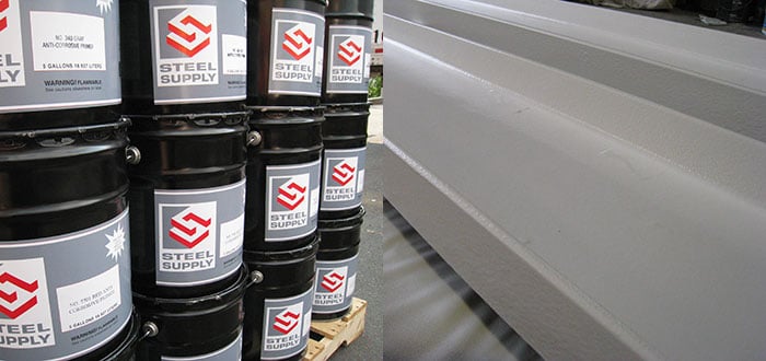 Steel Supply Co. offers Top Coats for Structural and Miscellaneous steel fabricators.