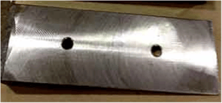 Steel Wedge Alignment Hole Angles