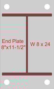 Thermal-Break-I-Beam-with-End-Plate