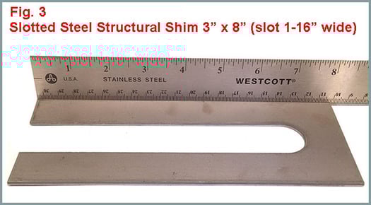 Slotted Steel Shim Production