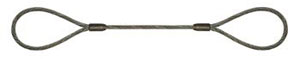 Steel Supply Co. offers wire rope slings; any size or configuration can be made to order.