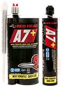 Steel Supply Co. offers Red Head A7+ Adhesive Anchor, formerly known as Epcon A7.